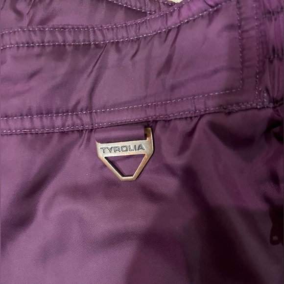 Tyrolia Skiwear Pants Men’s purple Ski Skiing Snow Winter Outdoor Zip Pocket 38 - Picture 3 of 10